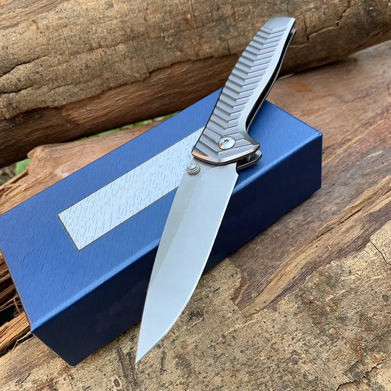 

Quality folding knife 781aluminum alloy Handle ourdoor Camping multifunctional high hardness survival field knife original bo