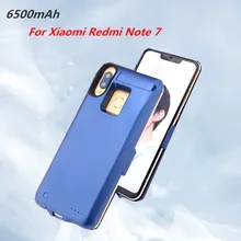 KQJYS 6500 мАч чехол для внешнего аккумулятора для Xiaomi Redmi Note 7 модный портативный чехол для зарядки аккумулятора чехол для резервного аккумулятора