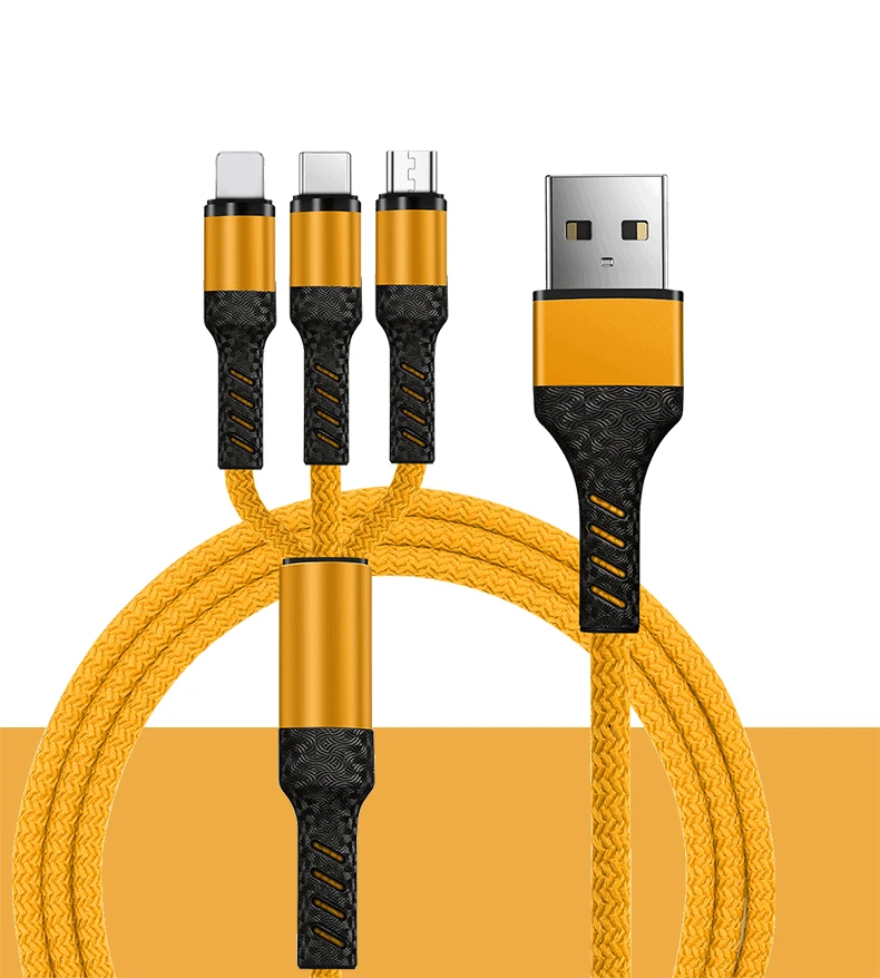 3 в 1, USB кабель для iPhone, кабель для быстрой зарядки для Android, Micro usb type C, type-c, 3 в 1, кабели для мобильных телефонов, 1 м, шнур для зарядки