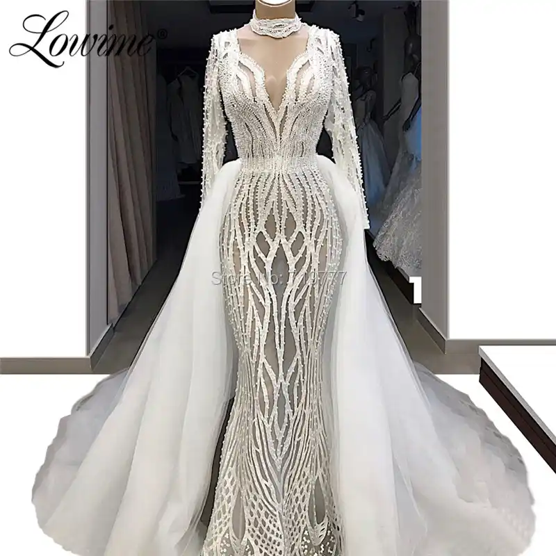 cheap beaded wedding dresses