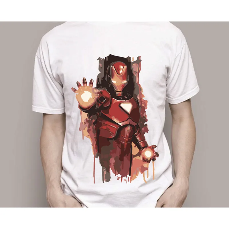 iron man t shirt painting