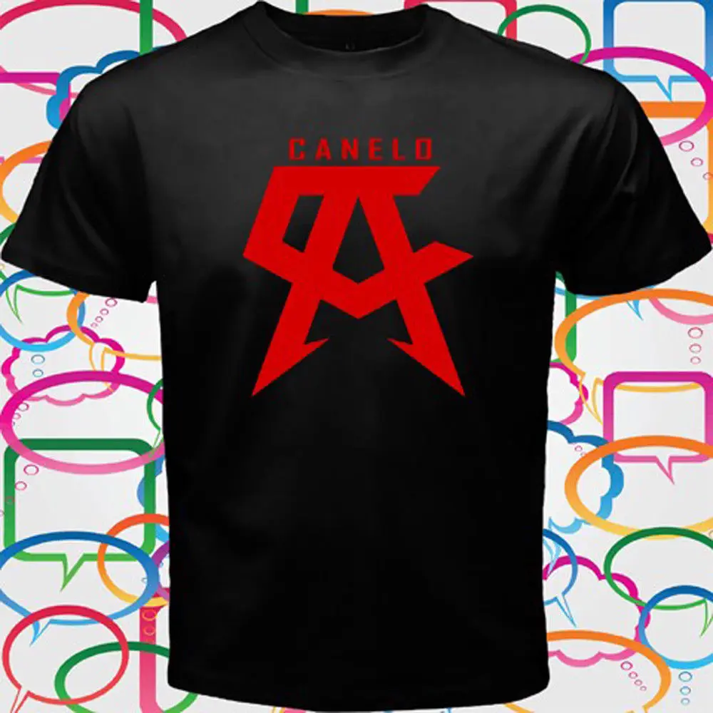 SAUL ALVAREZ CANELO боксерская Мужская Черная Футболка размер S до 3XL | одежда