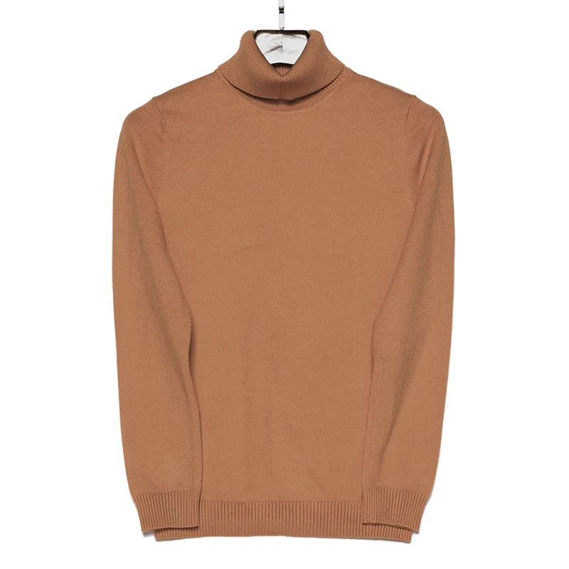

Men's Red Turtleneck Sweater 2020 Autumn and Winter New Style 9 Colors Optional Fashion Casual Slim Fit Warm Pullover Male