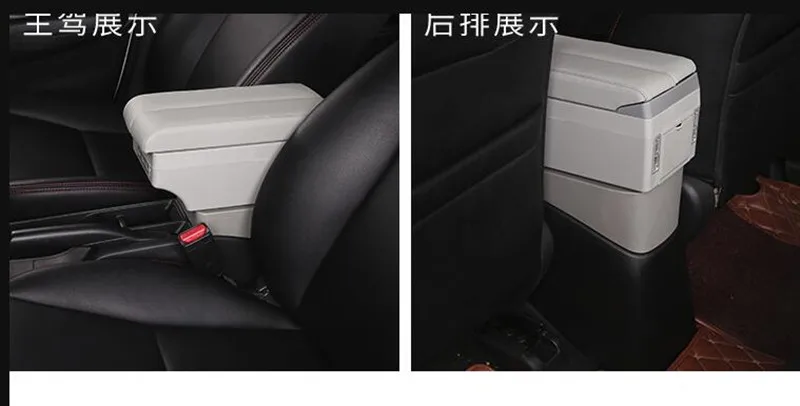 Для Toyota yaris подлокотник коробка для Toyota vitz подлокотник центральной консоли коробка для хранения с интерфейсом USB украшения accesso