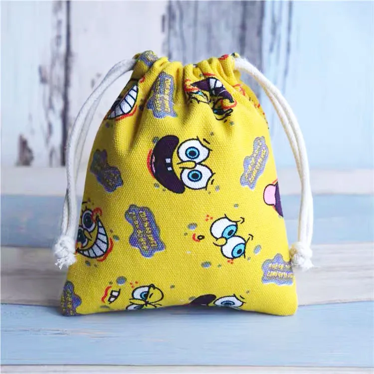 17x20 см disney Холст мультфильм Микки drawstring сумки милые портмоне на шнурке хранение мобильных телефонов сумка сумки с ручками - Цвет: 10