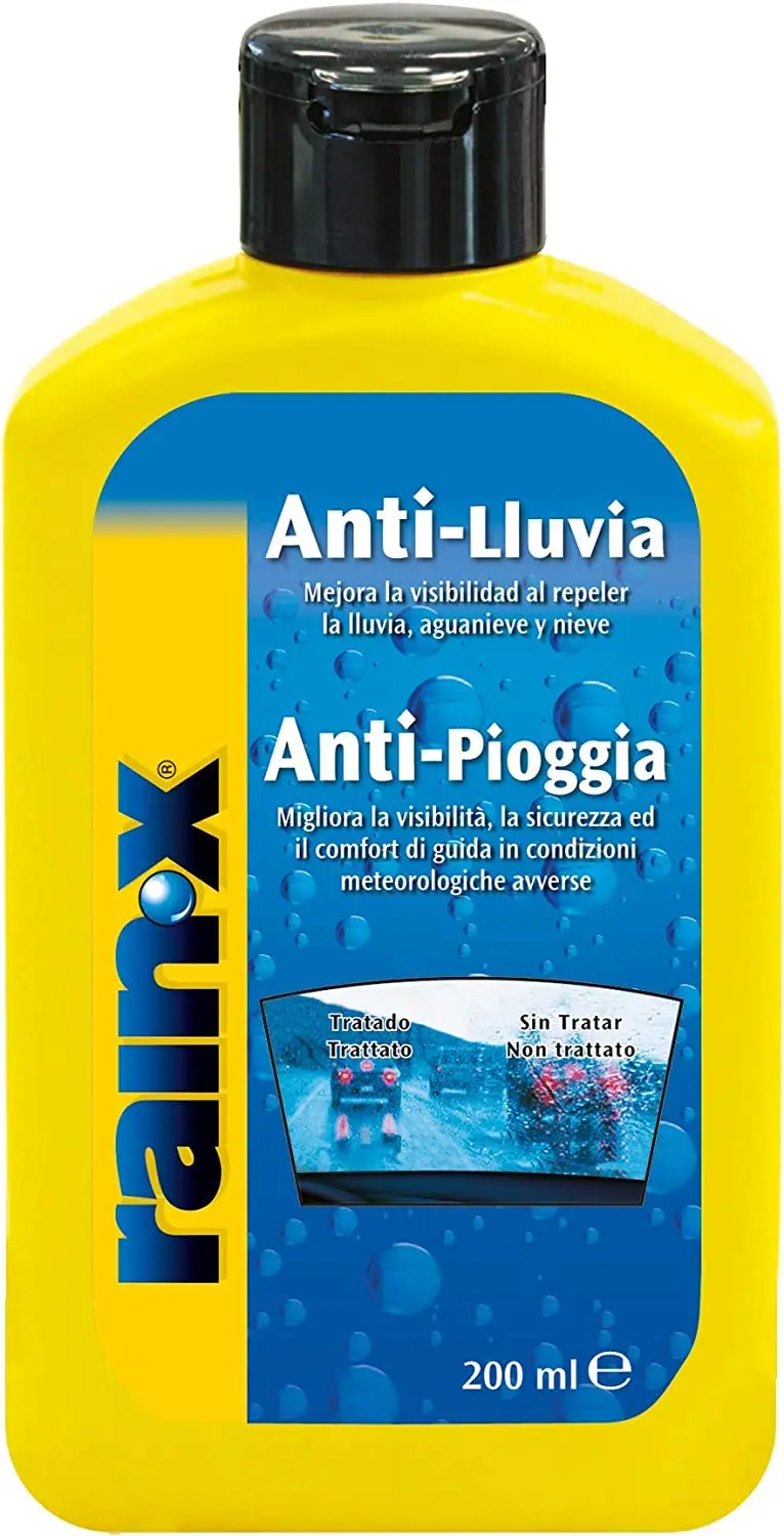 KRAFFT – liquide de traitement anti-pluie rain-x 200 ml, spray