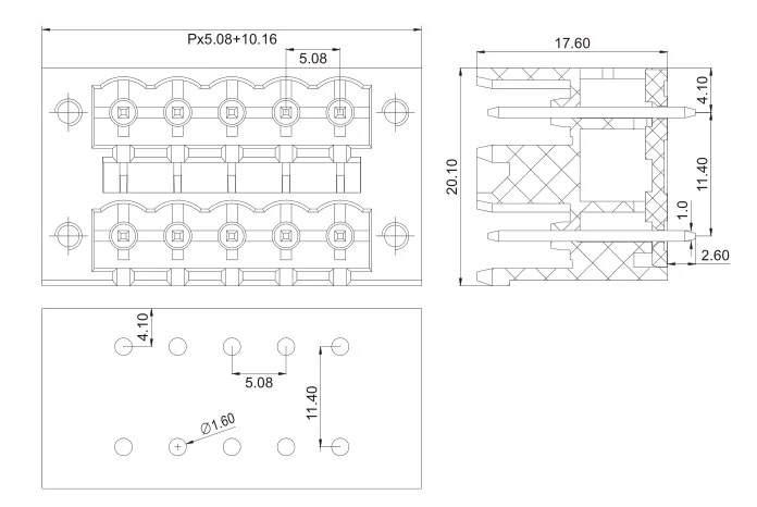 KF2EDGKVHM 5,08 2P~ 12P разъем PCB вставной TEMINAL блок 5,08 мм 4PIN~ 24PIN CCDN 2,5 G1 P26 THR PHOENIX контакт DEGSON