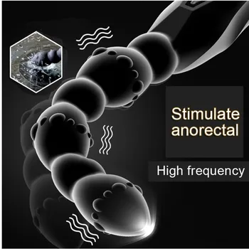 

USB Charging Male Electric Massaging 10 Speed Vibration Patterns Waterproof Vibrating Butt prostate Toy for Men Woman & Couples