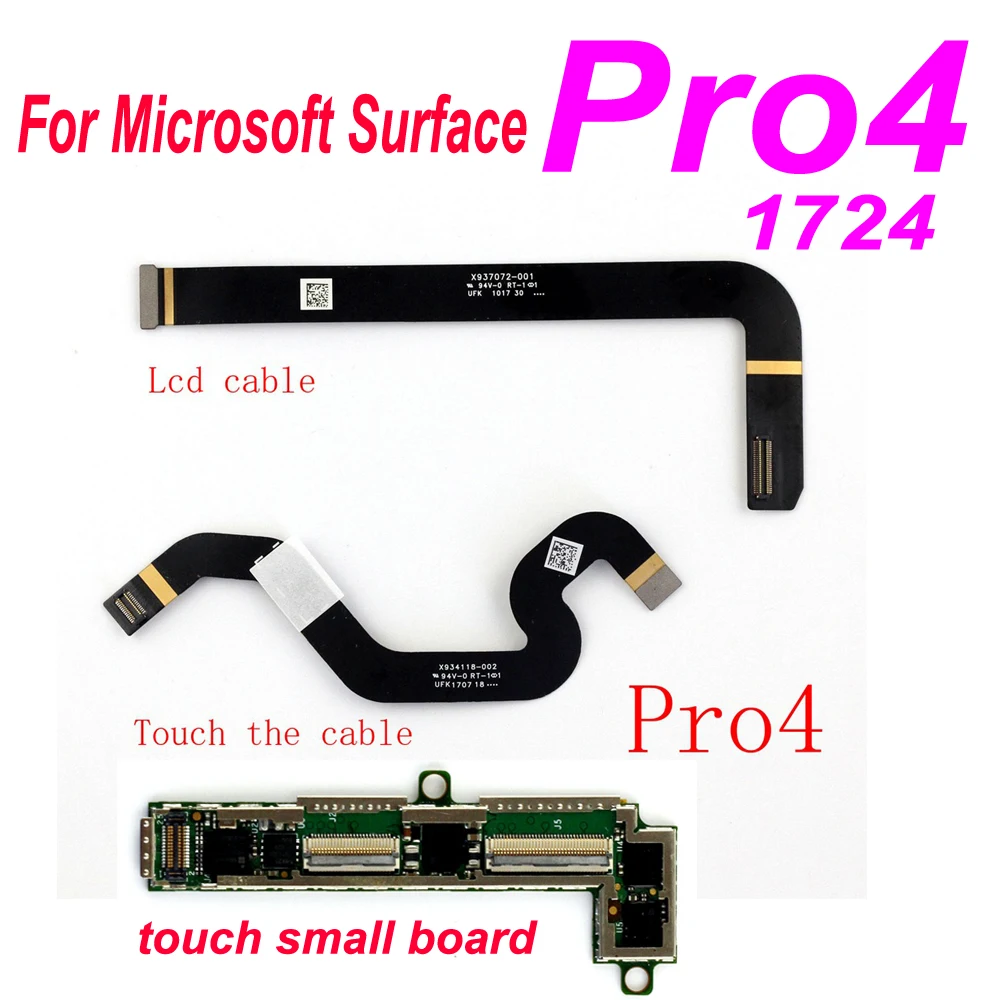 

AAA+ Cable For Microsoft Surface Pro4 1724 Touch LCD Flex Cable Connectors Small Board for PRO 4