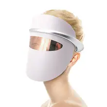 Светодиодная маска для лица Корейская фотонная терапия для лица Устройство для приготовления маски светотерапия Акне Маска массажер для лица красота уход за кожей светодиодная маска