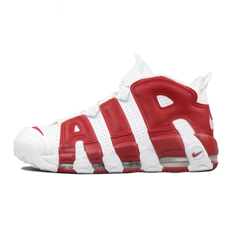 Оригинальные мужские баскетбольные кроссовки от Nike Air More Uptempo OG, жесткая дышащая Спортивная Уличная обувь, Новое поступление, беговые кроссовки 414962-002