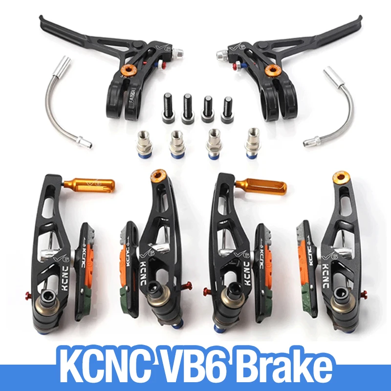 Kcnc V6 Vb6 Fully Matchine Cnc Mountain Fold Bike V Brake Levers And Calipers Bicycle Rim Brake Set With Levers Lightweight 340g Bicycle Brake Aliexpress