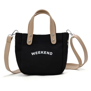 

Children Shoulder Bag Canvas Messenger Crossbody Bag Kids Keys Coin Purse Pouch Handbags Simple Bags