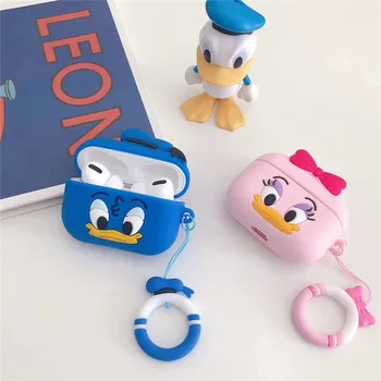 

Cute Earphone Case for AirPods Pro Case 3D Cartoon Cover for Apple AirPods Pro 3 Bags Protect Case with Carabine Hook