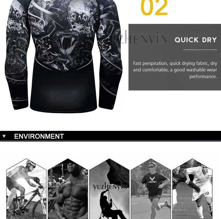 Boksen/набор компрессионных футболок с 3D орангутангом Afdrukken Rashguard Kickboksen Strakke футболки Broek Muay Thai MMA Fightwear