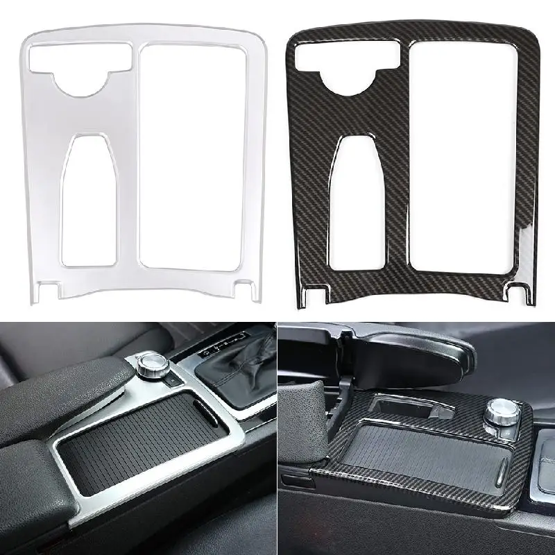 

Car Styling Carbon fiber Multimedia Handrest Panel Covers