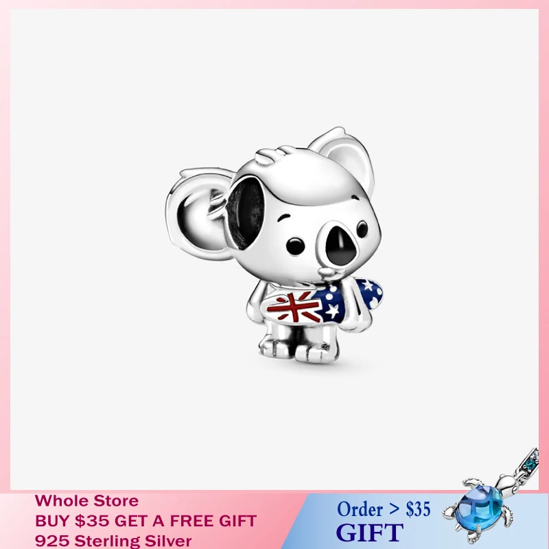 

2020 Pre-autumn New Arrival Wavy Union Jack Lion Charm Fit Original Pandora Charms Bracelet for Women DIY Jewelry Popular Silver