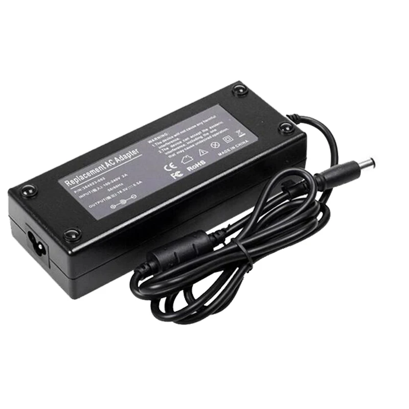 18,5 V 6.5A блок питания для ноутбука hp NC6400 6910P 6930P Адаптер NC4200 NC4400 NC8440 зарядное устройство для ноутбука ZD7000 ZD8210 ноутбук AC