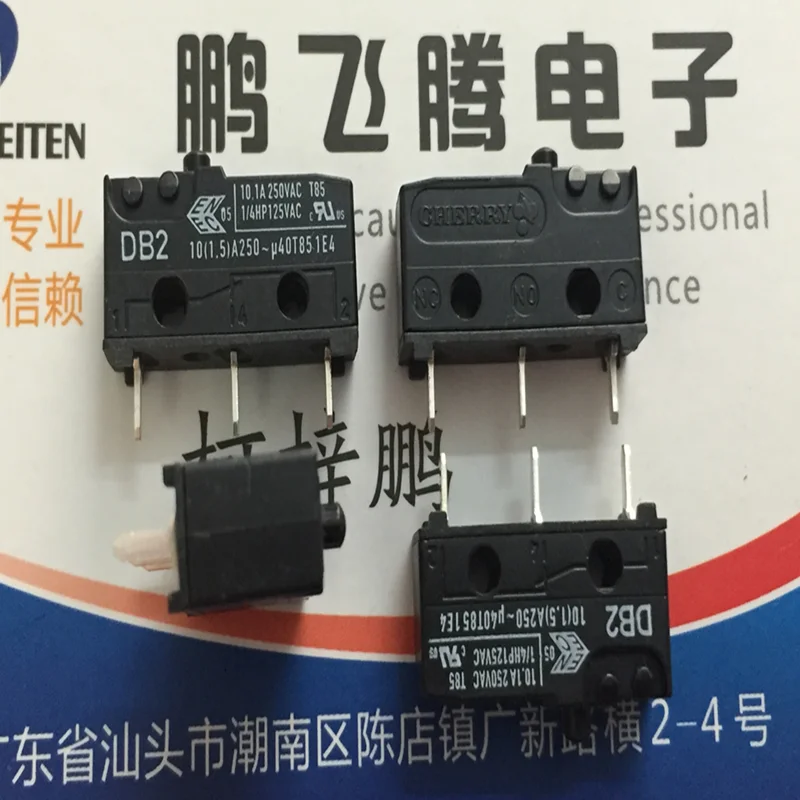 Original German CHERRY DB2 DB2C-C1AA Micro Switch Stroke Limit Reset Button 3-pin 10.1A 1PCS