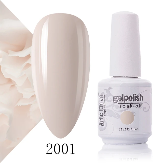 Arte Clavo 131 Colors Gel Polish Nail Gel Varnish Paint Semi Permanent Nails Art Gel Nail Polish For Manicure Top Coat Base Coat 2001