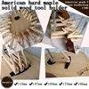 Hand-made Hard Maple Wood Iron Deep Throat Clamp For Guitar Cello Violin Bridge F Shape Wood Fixture Woodwork