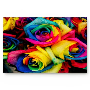 

Botanical Color Rose Art Bathroom Non-slip Doormat Bathroom Accessories Living Room Kitchen Doormat