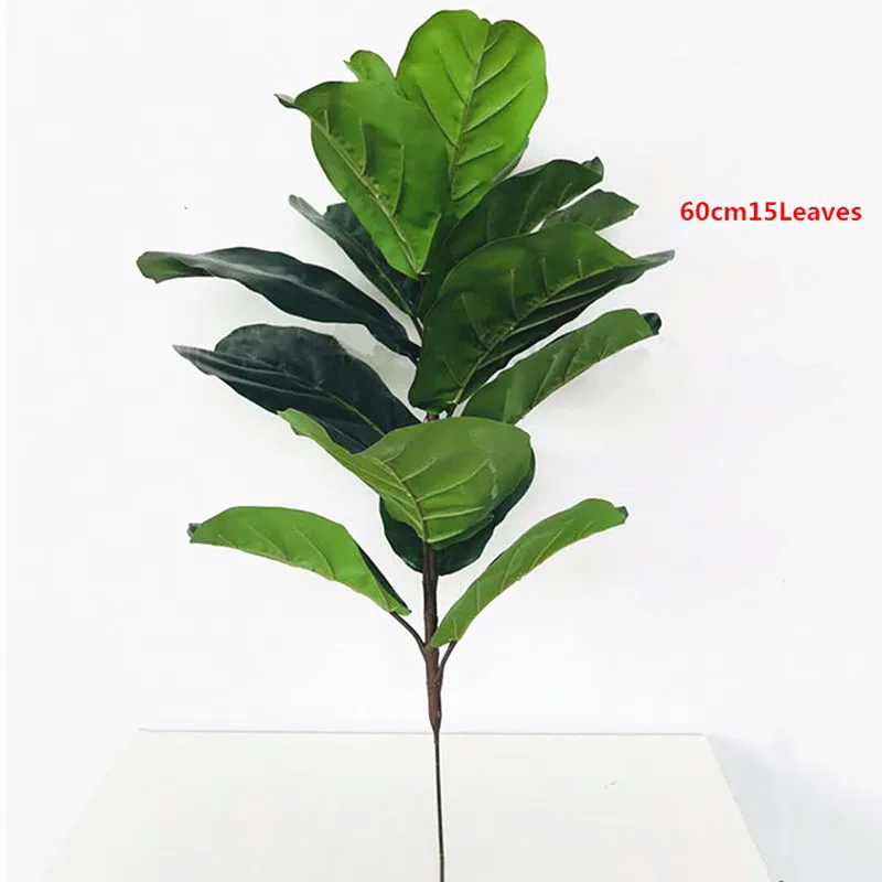

122CM Large Artificial Plants Fake Green Palm Tree Branch Tropical Indoor Plastic Lifelike Hotel Office Halloween Home Decor