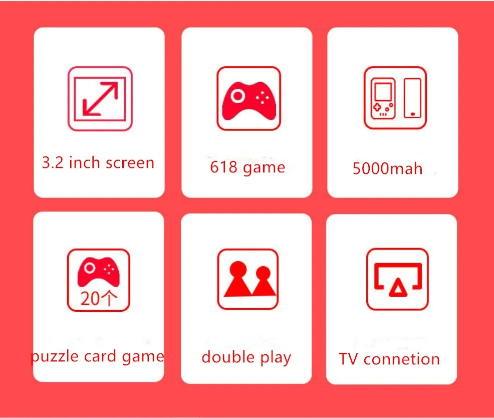Coolbaby ретро внешний аккумулятор игровая консоль Встроенный 5000 мАч 680 FC игровая Поддержка двойной плеер ТВ подключение ручка игра