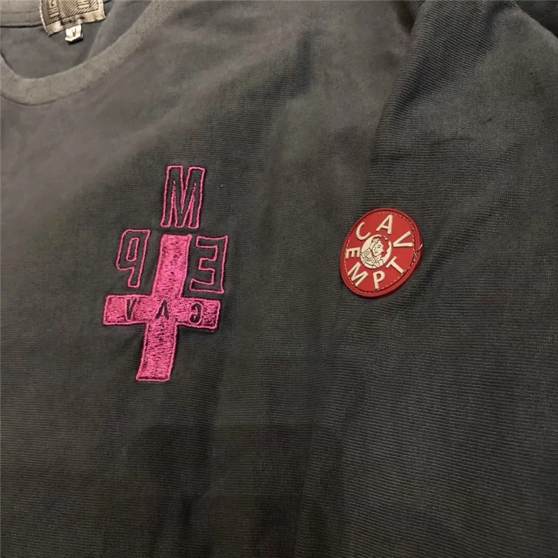19FW c. E Cav Empt толстовки для мужчин и женщин вышивка свободные повседневные толстовки