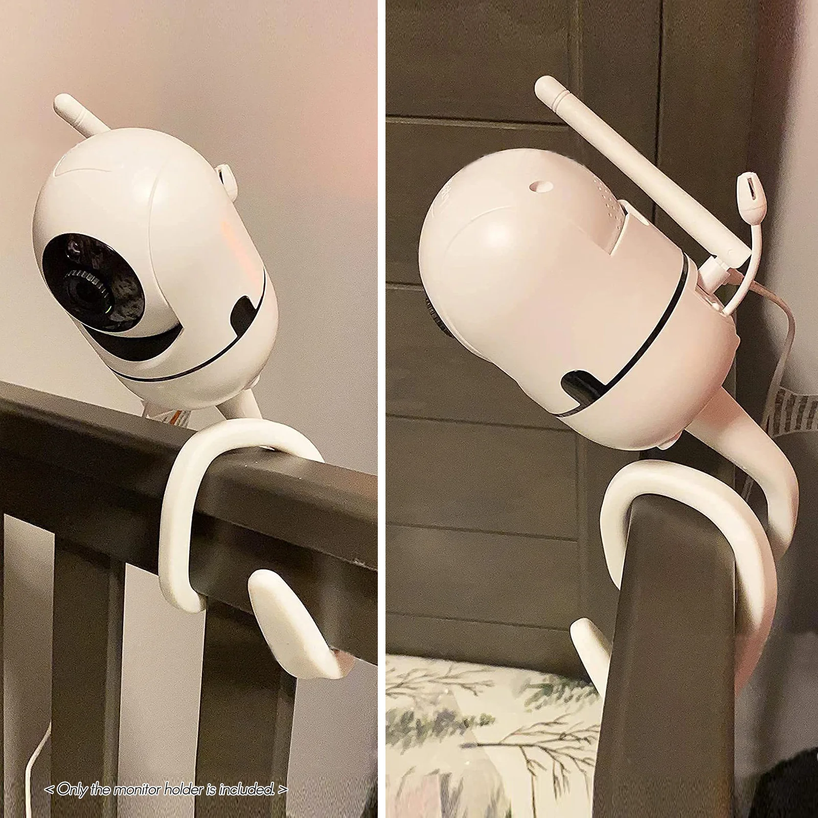Baby Monitor Universal Baby Monitor Holder Versatile Twist Mount with 1/4 Inch Screw for Crib