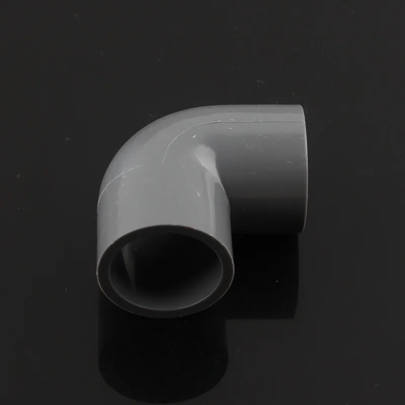 4 шт. NIEYY PVC20mm локоть соединитель водопроводная труба 90 градусов локоть соединение водяная трубка адаптер трубка для полива сада аксессуары - Цвет: Серый