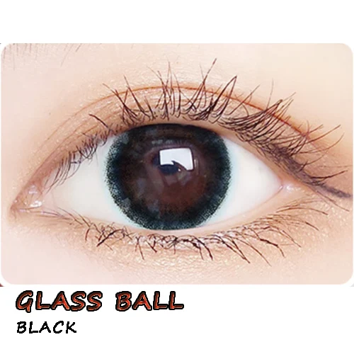 Маленький чехол для макияжа с красивыми глазами - Цвет: GLASS BALL BLACK