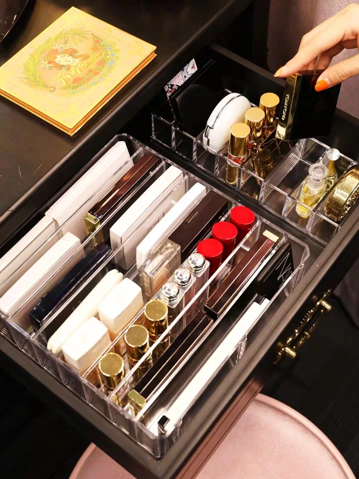 Clarity Cosmetic Makeup Holder Makeup Organizer Storage Box Cosmetic Organizer Makeup Storage Drawers Organizer