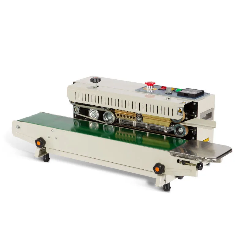 Auto Continuous Film Sealing Machine Plastic Bag Package Band Sealer Horizontal PVC Membrane Bag Heating Packer FR-770 (2)