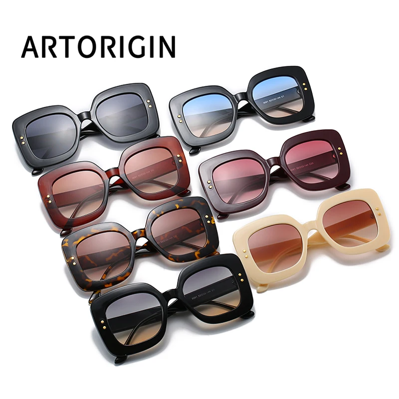 fashion oversized square sunglasses women luxury new sun glasses for women big black UV400 Shades