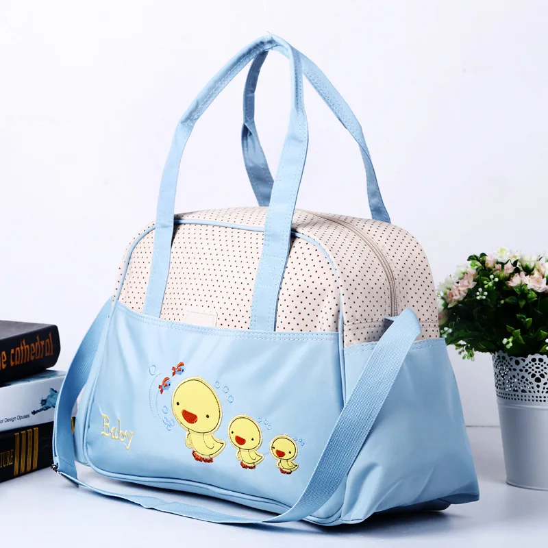 

Embroidered Chickens Multi-functional Large-Volume Diaper Bag Hand Fashion Shoulder Mommy Bag Nursing Backpack MOTHER'S Bag