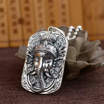 

S925 sterling silver silver jewelry wholesale trunk God pendant unique new