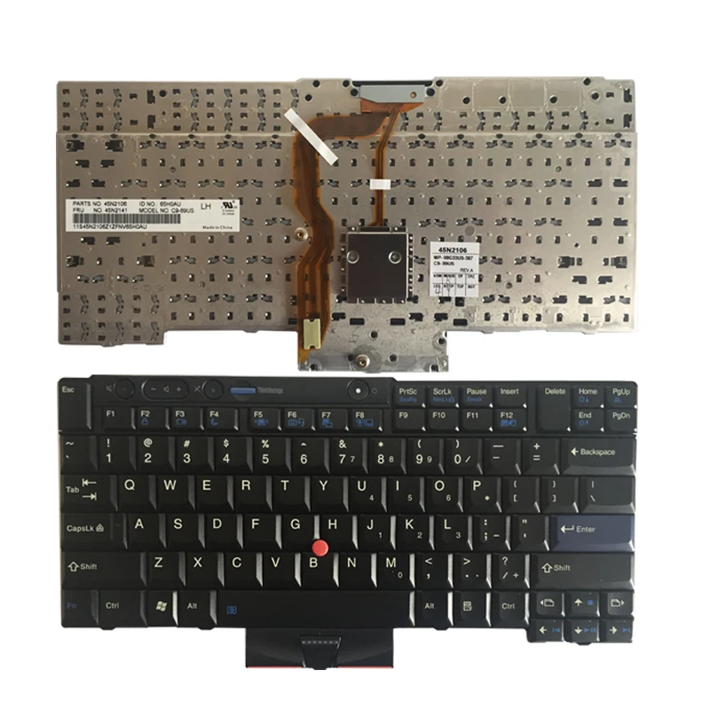 Клавиатура для ноутбука Lenovo ThinkPad T400S T410S T410 T410I T510 W510 T420 T420S W520 X220T X220s X220i US |