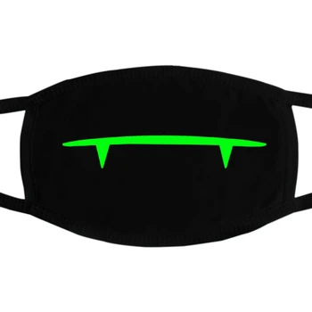 

Anti PM2.5 Dustproof Cotton Masks For Spring Autumn Winter Luminous With Horror Pattern Masks For Adult Fast Drop Shipping