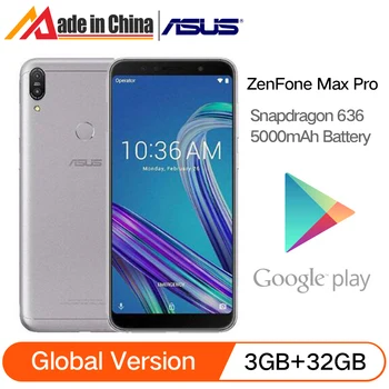 

Global ASUS ZenFone Max Pro M1 ZB602KL 3GB 32GB Mobile Phone Snapdragon 636 6inch 18:9 4G LTE Smartphone