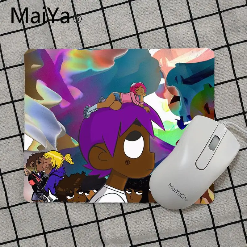 Maiya высокое качество Rapper Lil Uzi Vert Подгонянные коврики для мыши компьютерный ноутбук коврик для мыши Лидер продаж игровой коврик для мыши - Цвет: No Lock Edge25x29cm