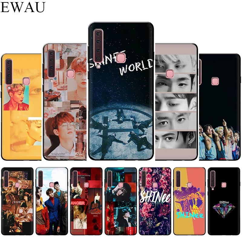 

EWAU SHINee KPOP Boy group Silicone phone case for Samsung A3 A5 A6 Plus A7 A8 A9 A10s 20s 30s 40s 50s 60 70 J6
