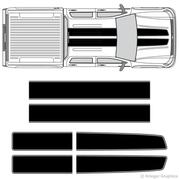 

For 1Set Chevy Silverado Sierra EZ Rally Racing Stripes Vinyl Stripe Decals Graphics Car styling