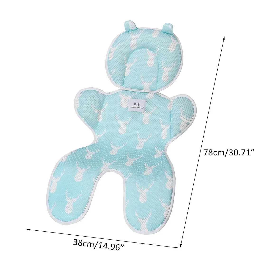 Детский обеденный Подушка для стула Мультяшные Детские подушки для коляски крутое сиденье для малыша Подушка дышащая детская подушка для перемещения ребенка аксессуары для коляски