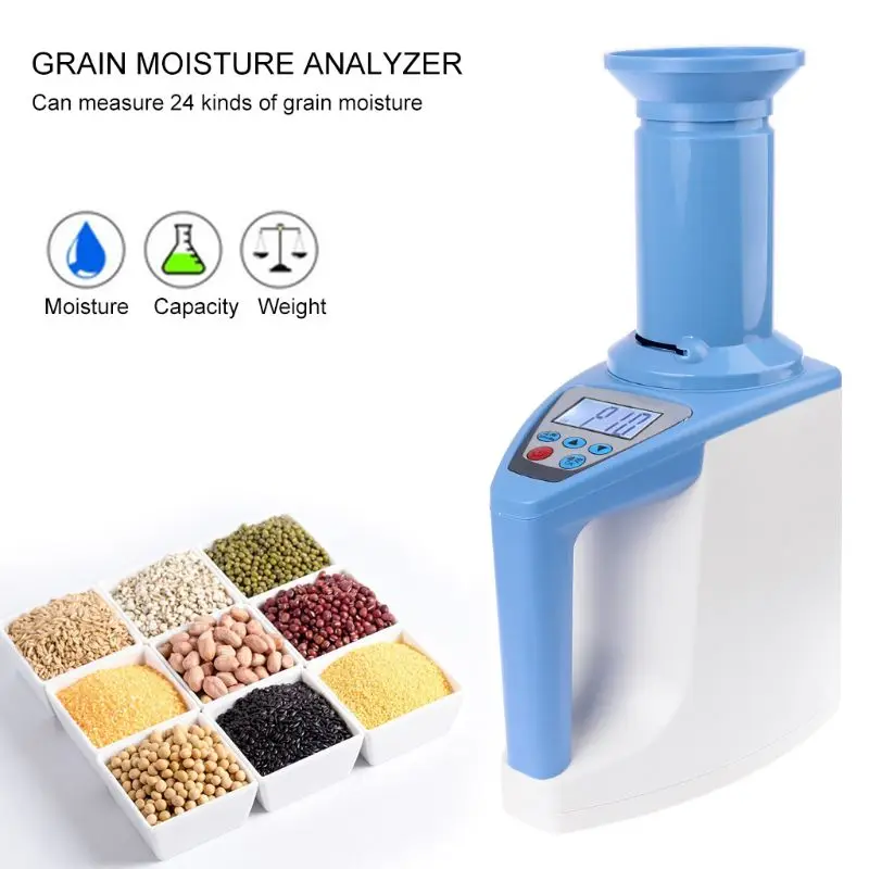 

LDS-1G Grain Moisture Analyzer Humidity Meter Corn Rice Wheat Moisture Tester 94PC