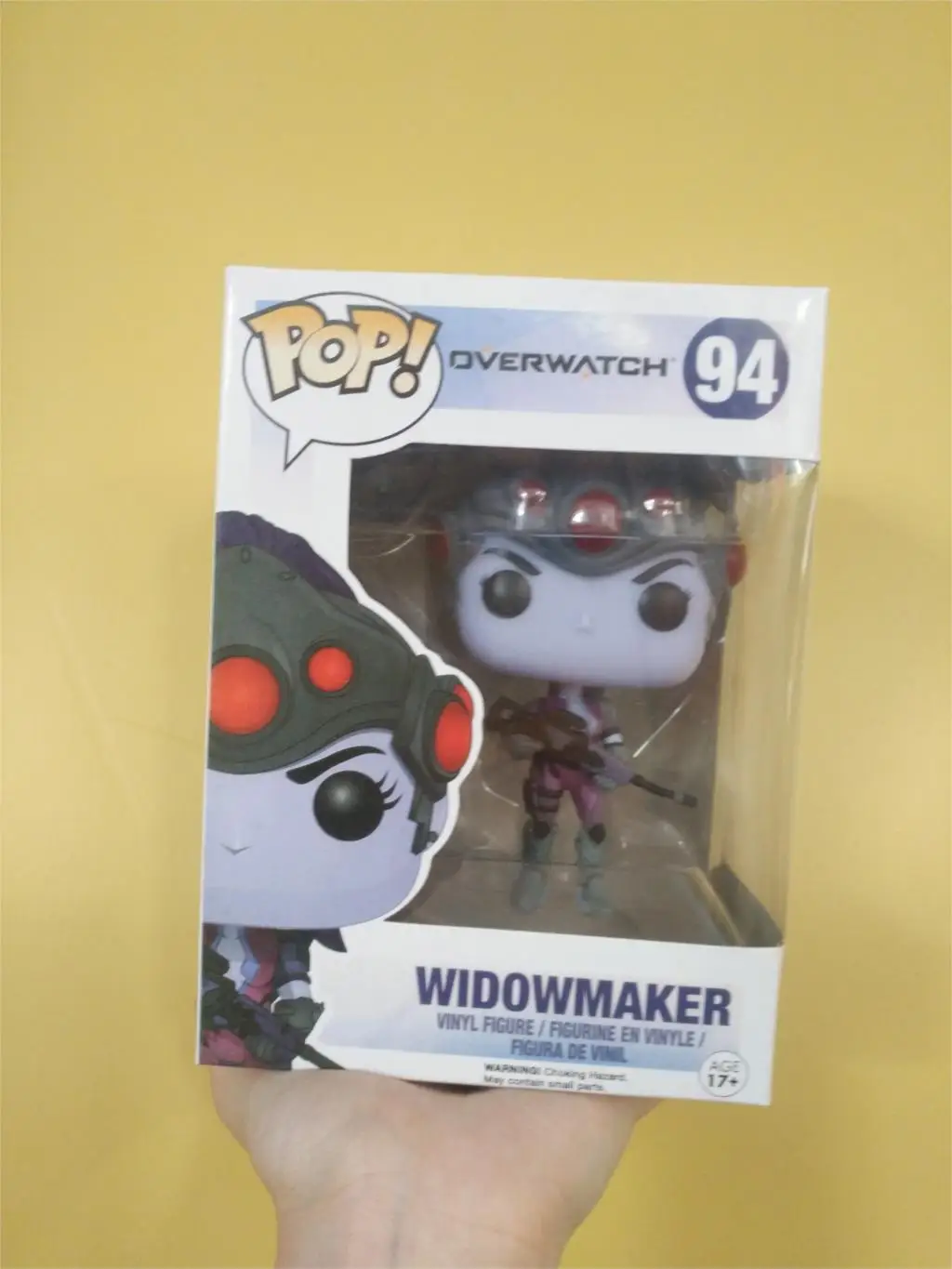 Funko Pop OW 10 см TRACER& PHARAH& WIDOWMAKER& REAPER& SOLDIER 76& WINSTON Модель Коллекция Фигурки игрушки - Цвет: WIDOWMAKER with box