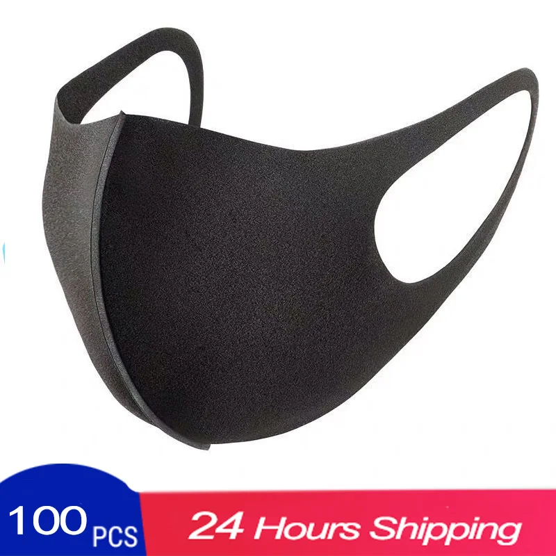 

100PCS Face Mouth Masks Dust proof Anti-fog And Breathable Face Mask Protective Respirator Reusable Masks Fast delivery