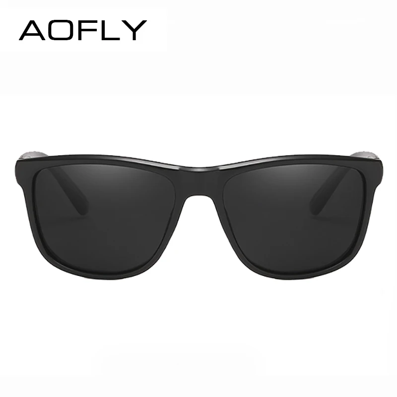 Kopen Aofly Brand Design Gepolariseerde Zonnebril Mannen Rijden Zonnebril Vintage Retro Spiegel Goggle Brillen Mannelijke Gafas De Sol AF8031