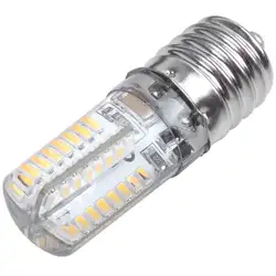 Топ E17 разъем 5 Вт 64 светодиодный лампочка 3014 SMD светильник теплый белый AC 110 V-220 V