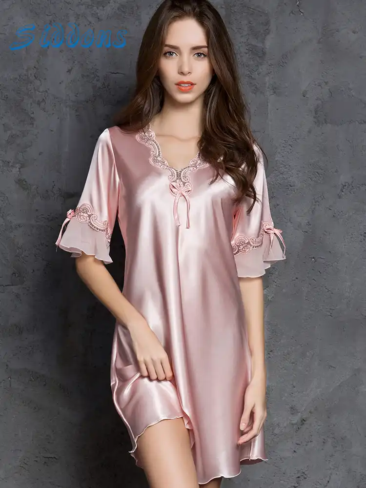 half sleeve nightdress